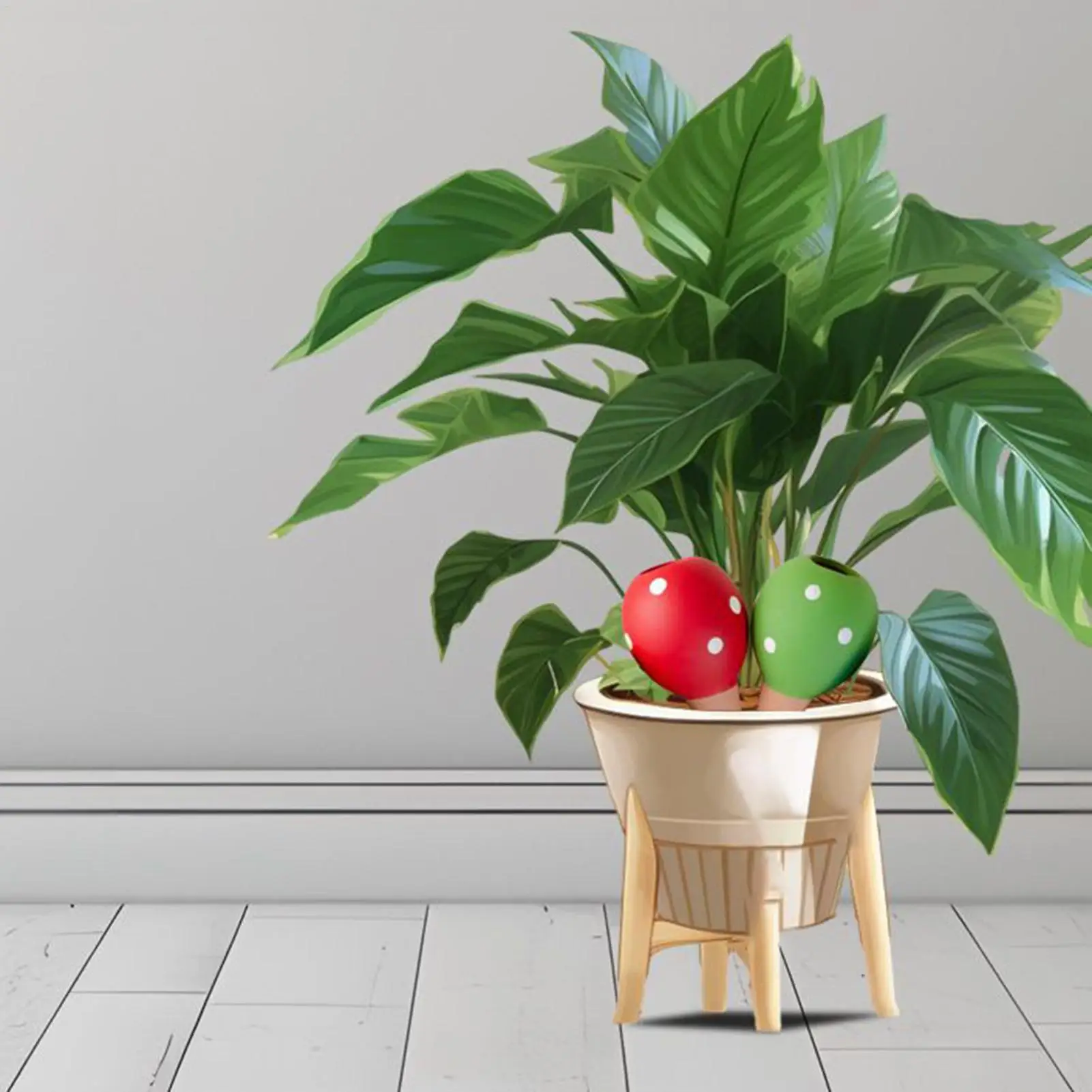 Self Watering Planter Insert Drip Irrigation Watering Spikes Automatic Slow Release Planter Insert Devices For Indoor Outdoor