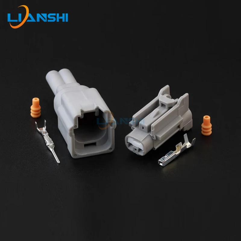 2 Way 7282-7770-40 7183-7770-40 Sealed Waterproof Connector Plug Socket Kit w/ Terminals For Nissan Teana Wheel Speed Sensor Wir
