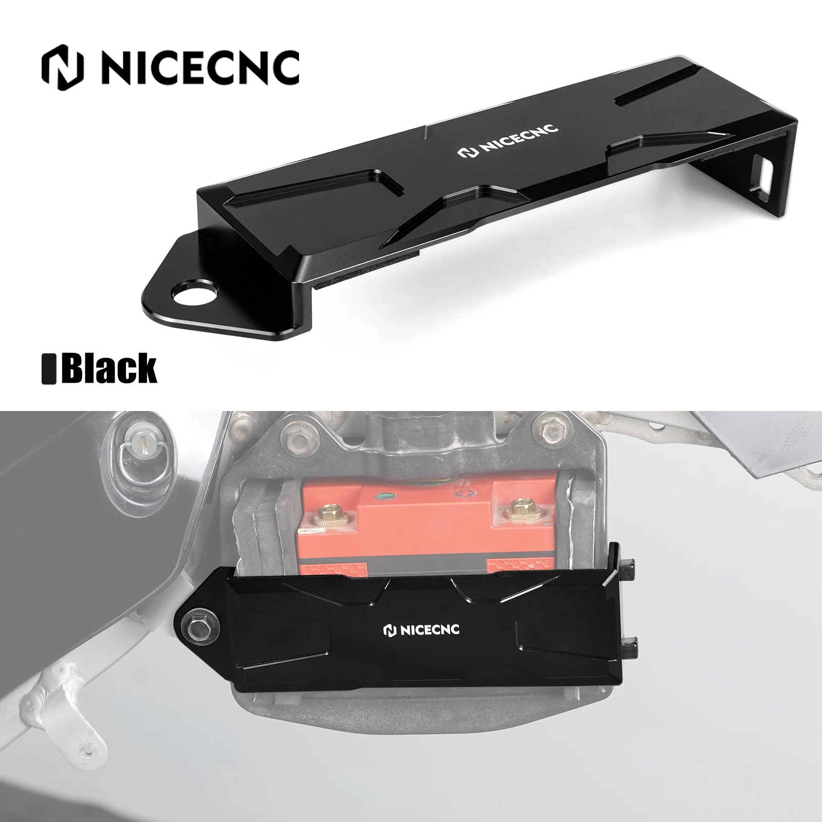 

NICECNC For Suzuki DRZ 400 S DRZ400SM DRZ400E DRZ400 DRZ 400 E S SM 2000-2024 2023 2022 2021 Motorcycle Battery Holder Bracket
