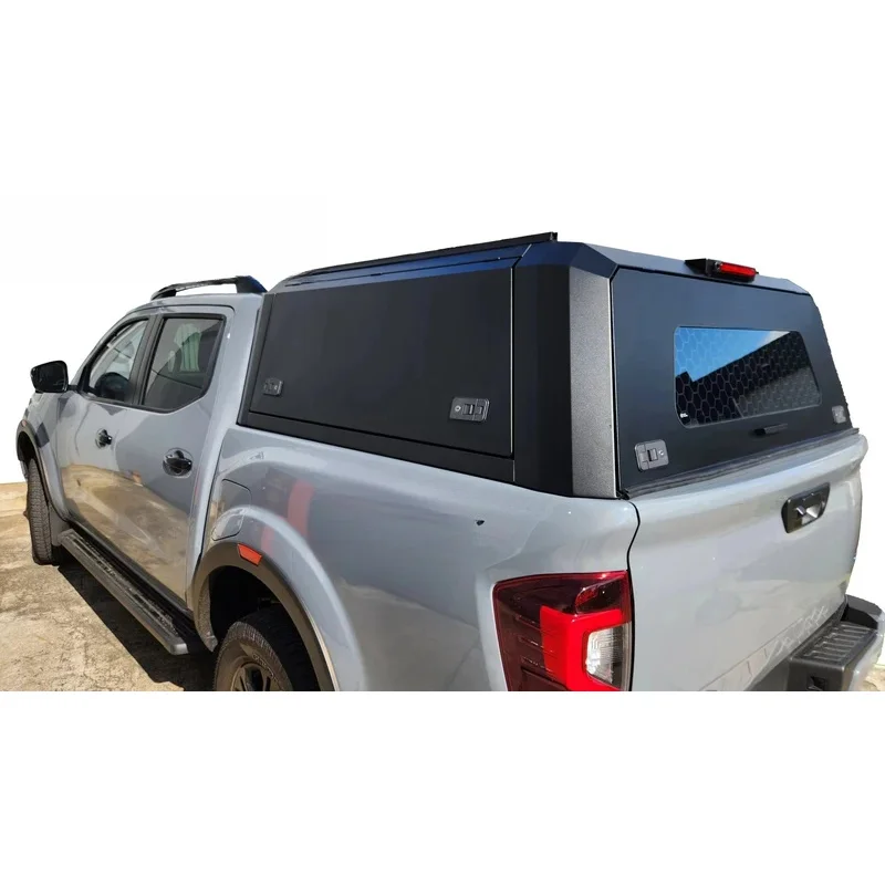 4X4 Multifunctional Aluminum Truck Topper Cover Hardtop Camper Pickup For NAVARA NP300 DC 2015-2024 HYBRID CANOPY