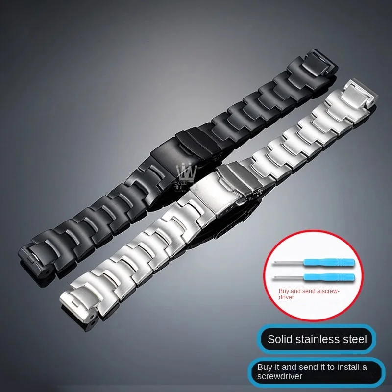 

Stainles Steel Watch Strap For Casio Protrek PRW-3000 PRW-3100 PRW-6000/6100 Watchband prw3000/3100 prw6000/6100 metal Bracelet
