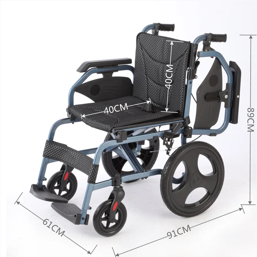 Chinese factory sells aluminum lightweight portable disabled manual wheelchairs