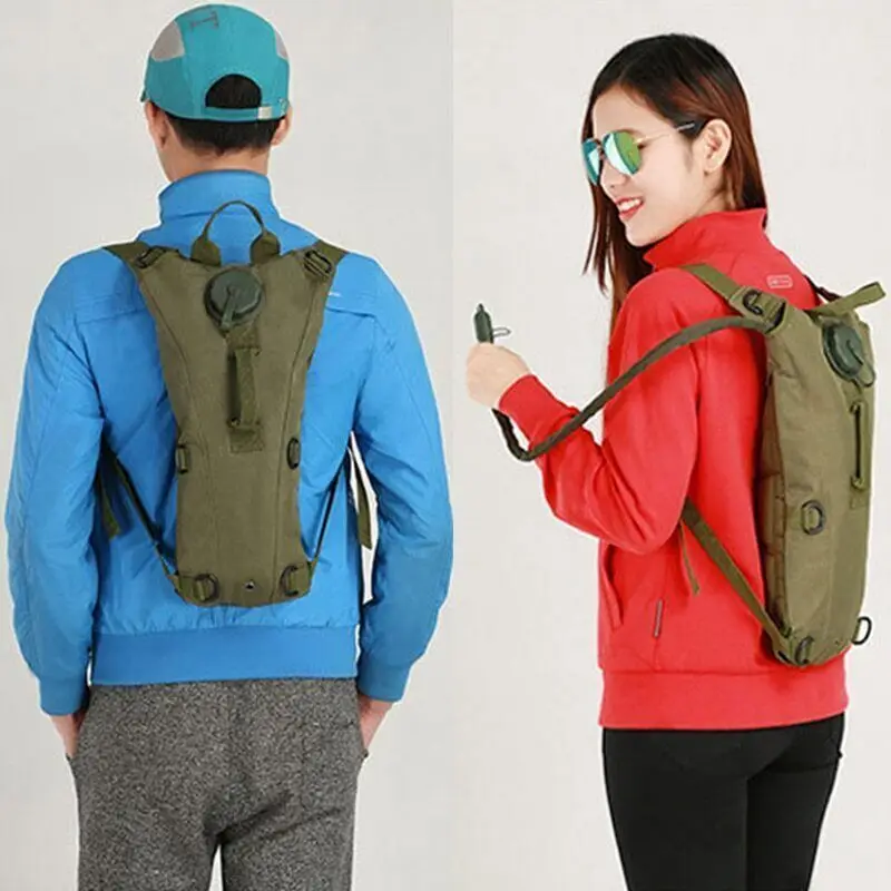 Mochila táctica para exteriores, bolsa de agua para acampar, Mochila deportiva para montañismo