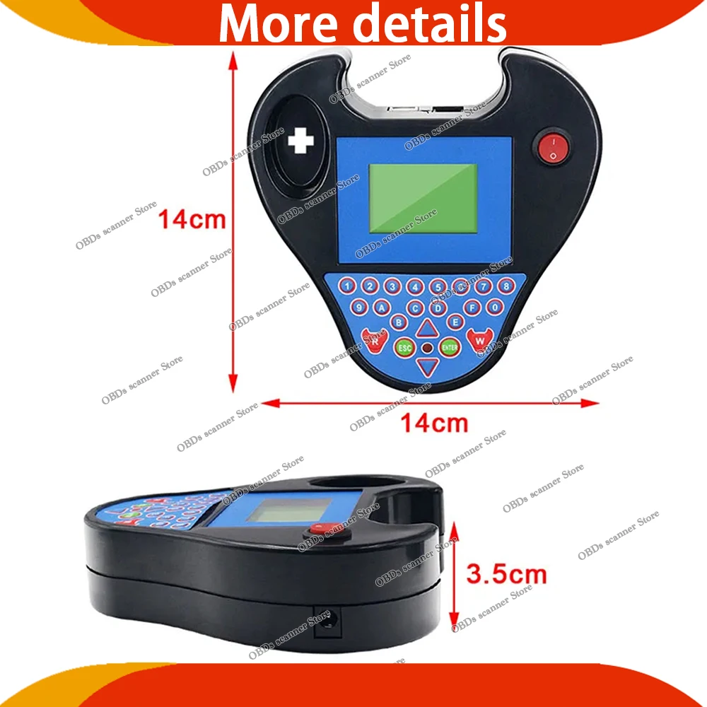 ZedBull Key Master Clone EFfI V2.7.2 Software Infinite Token PIN Code Reader Diagnostic Tool Mini Zed Bull 508 Key Program Clone - view 3