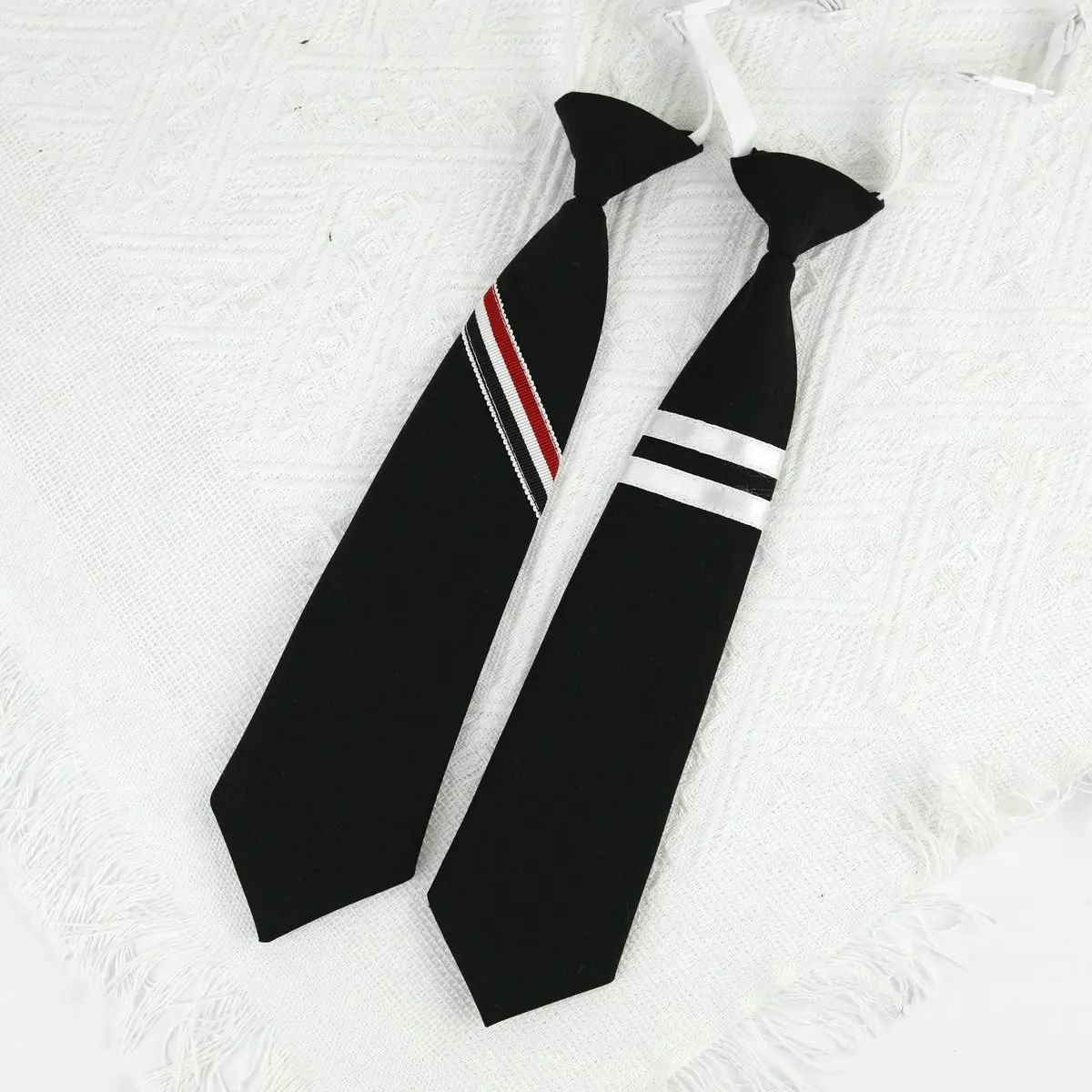 Faul grau jk Krawatten Frauen gestreifte Baumwolle Krawatte Mädchen japanischen Stil für jk Uniform niedlichen Krawatte Hemden Schulmädchen Accessoires – Detail 9