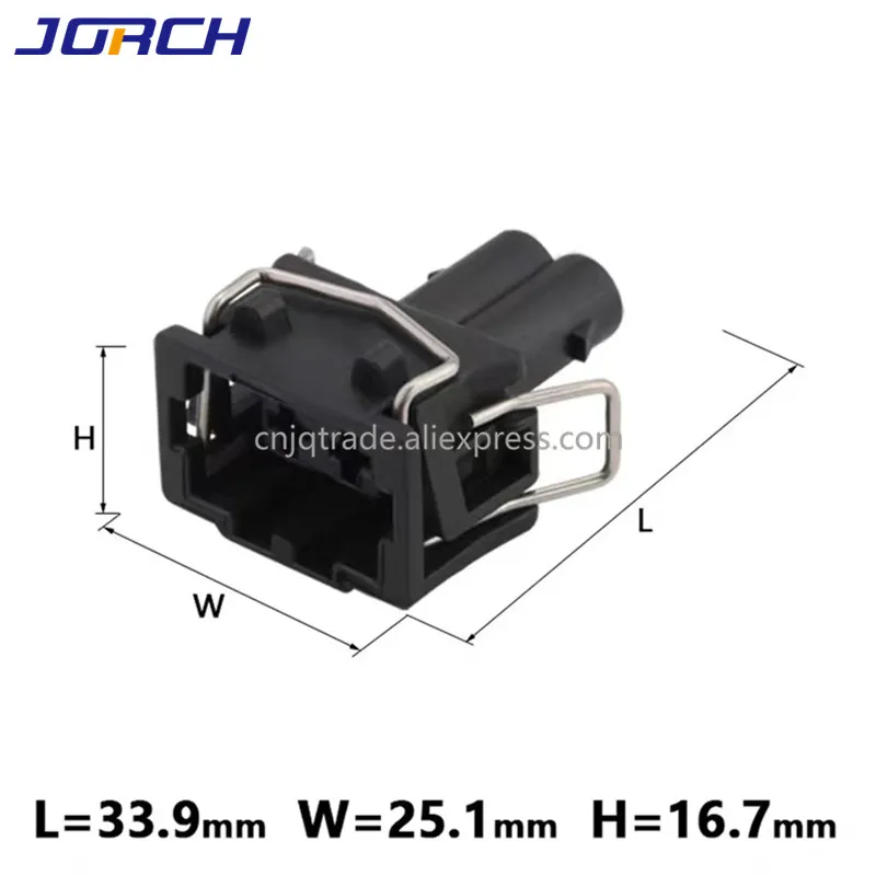 12185025 Automotive connector sealed female 2-pin analog FOR Delphi 15327869 VAG 357972752 series 2.8mm DJ7024-3.5-21