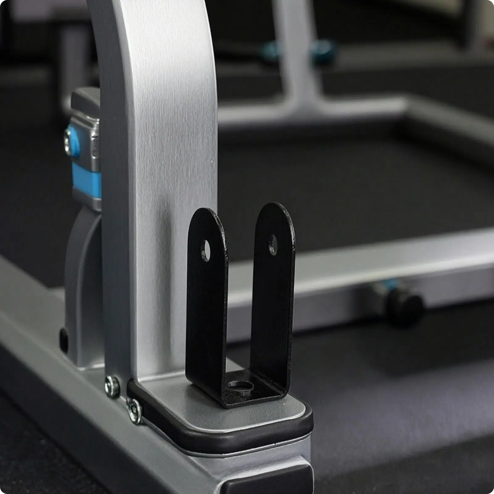 6xPulley Bracket with Mounting Holes Black Coated U-Configuration Bracket Compact for Home Gym, Cable Machine