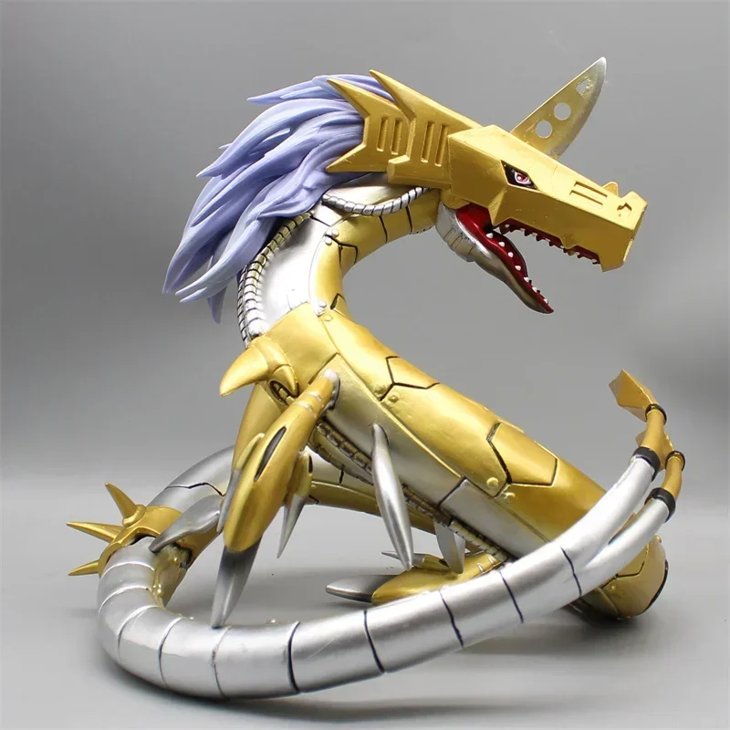 26cm Digimon Adventure Figure Anime Metal Seadramon Action Figureine Gk Pvc Statue Model Collect Decoration Toys For Kid Gifts