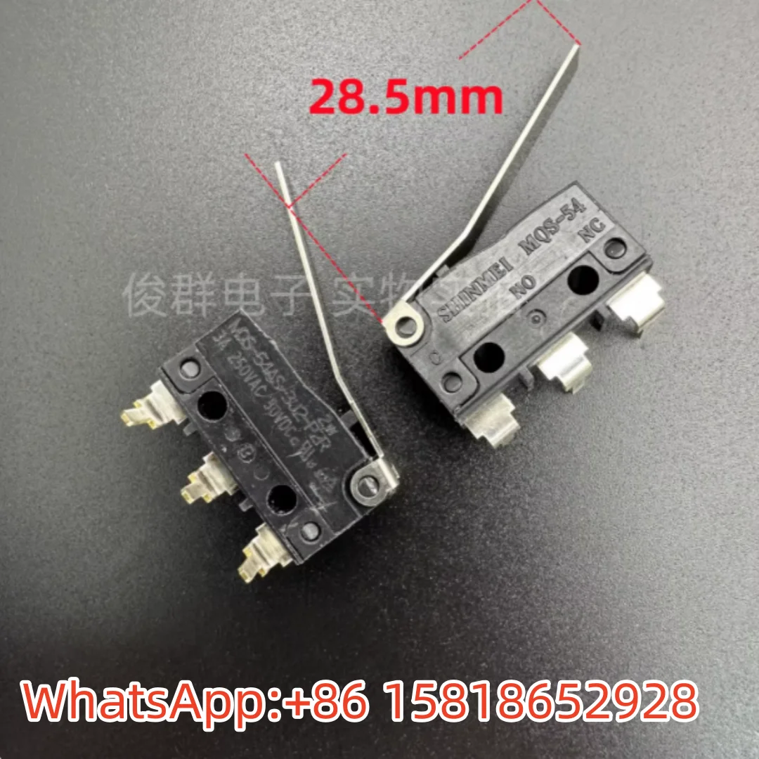 2pcs SHINMEI MQS-54AS-3J2-P2R Micro Switch 3 Pins 3A Travel Limit Touch Press