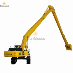 For KOMATSU PC450LC-8 extended arm excavator engineering vehicle simulation Hitachi alloy model 1:50 scale