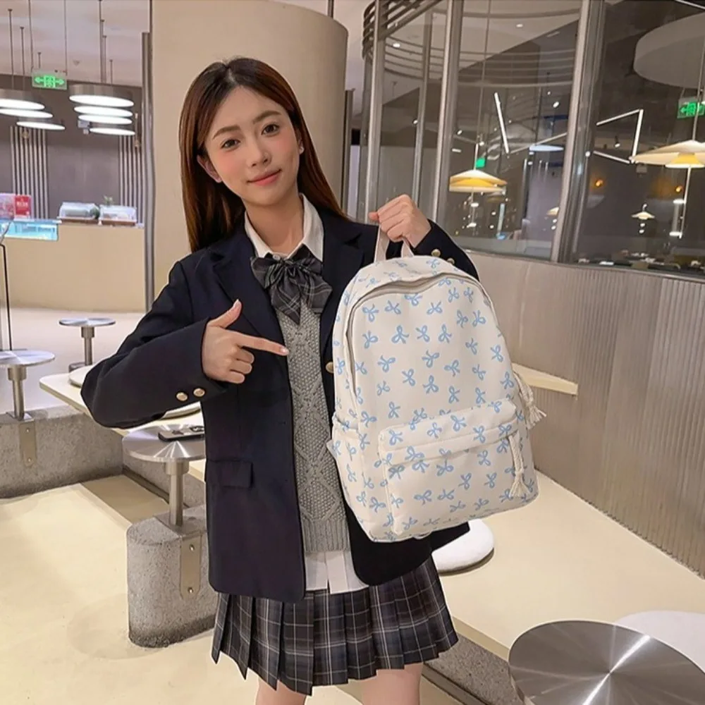 حقيبة ظهر من النايلون خفيفة الوزن على الطراز الياباني للطلاب حقيبة مدرسية حقيبة تخزين ذات سعة كبيرة حقيبة كتف للمراهقين