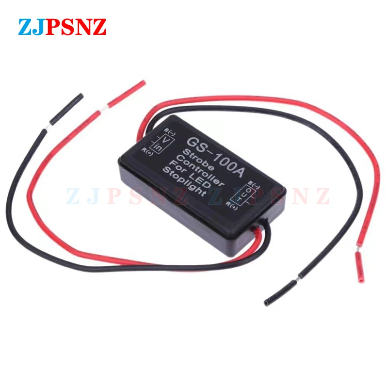 

Universal Flash Strobe Controller GS-100A Flasher Module For Vehicles Car LED Brake Stop Light Lamp Signal Light 12V-24V