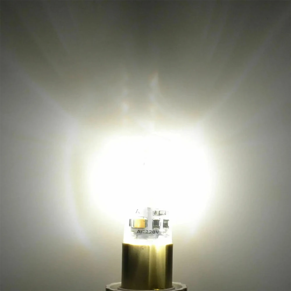 10X Mini AC DC 12V G4 SMD3014 Led Bulb 24led 2W 220V Saving Mini Silicone Lamp 360 Beam Angle Replace Halogen Light Chandelier