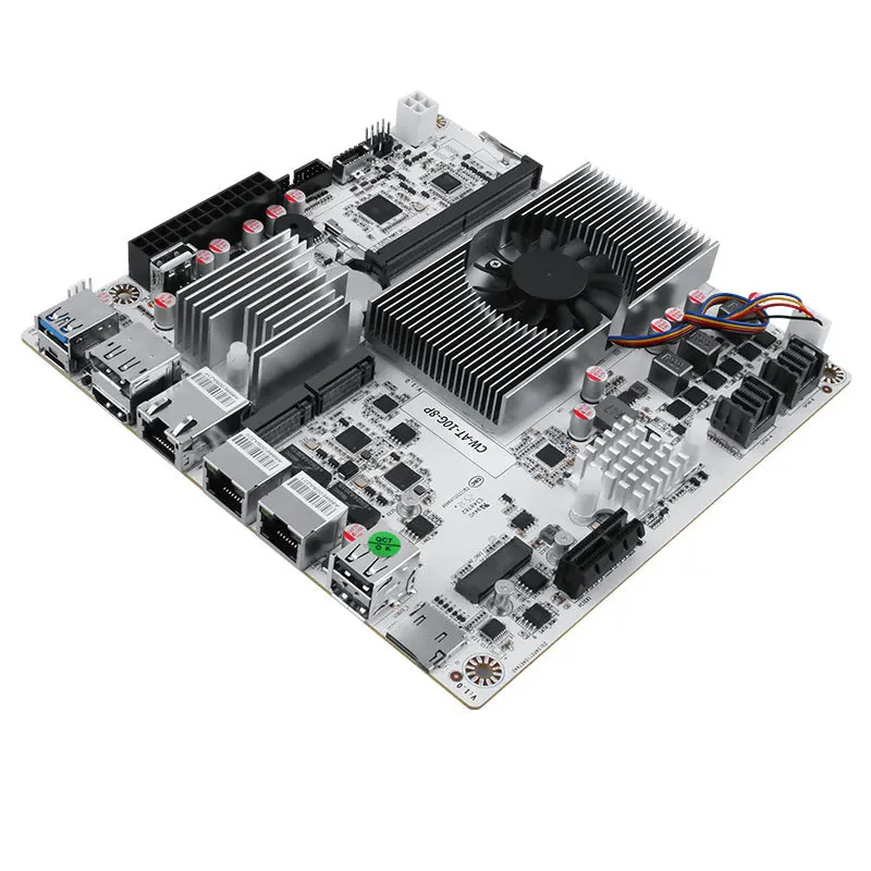 Firewall Mainboard PCIex1 Type-C 8-Bay 10G NAS Motherboard  N150 N100 I3-N305 1*10G 2*2.5G LANs 2*NVMe 2*SFF-8643 To 8*SATA