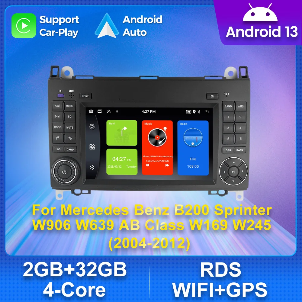 Navifly 7 Android Auto Carplay Auto Radio Audio Player Für Mercedes Benz B200 A B Klasse W169 W245