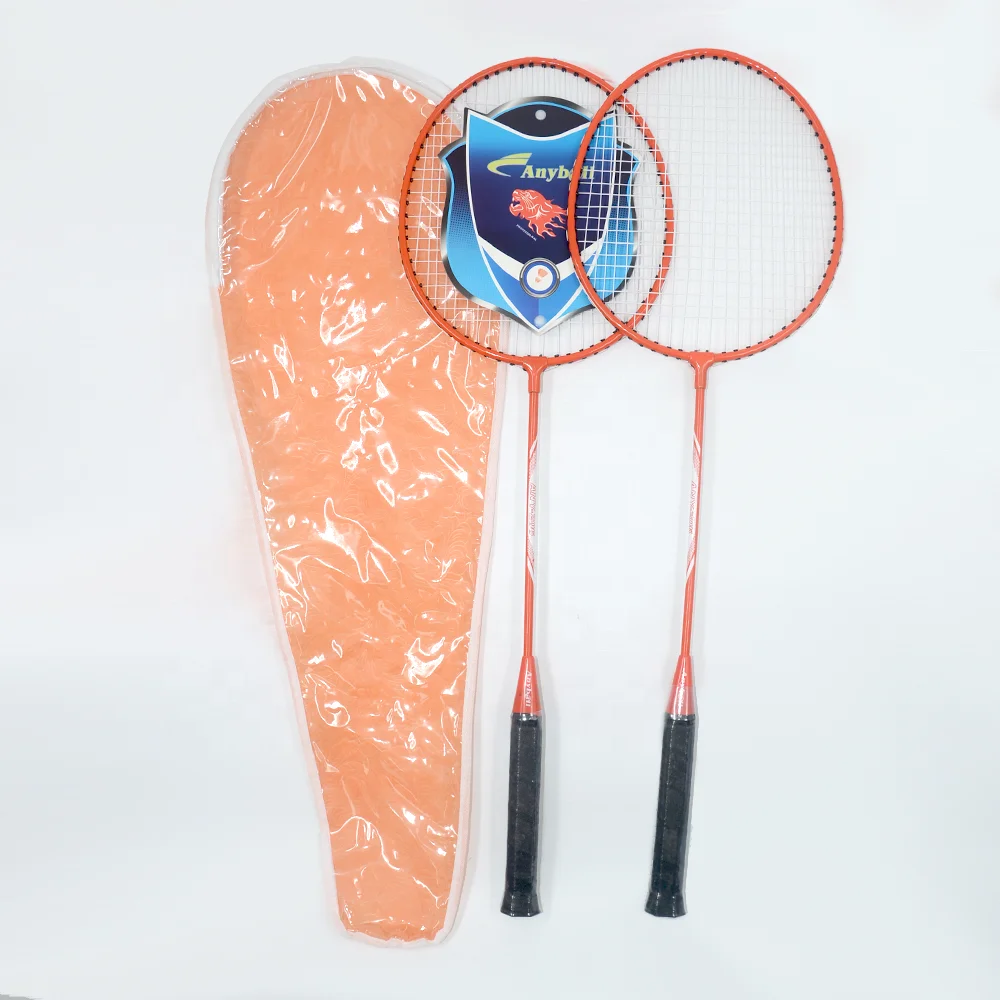 

Хорошая цена, стальные ракетки для бадминтона, 1 пара в 1, сумка-чехол, стандартный размер, железные ракетки для бадминтона, самые продаваемые ракетки