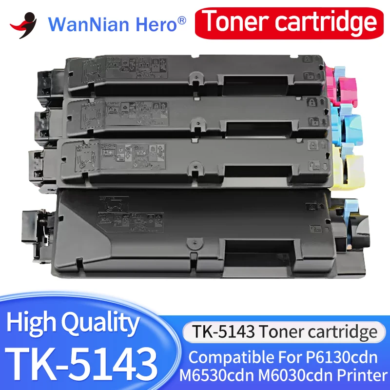 TK-5143 Toner Cartridge Compatible For kyocera P6130cdn M6530cdn M6030cdn Printer Color Toner cartridge TK5143 Ink Cartridge