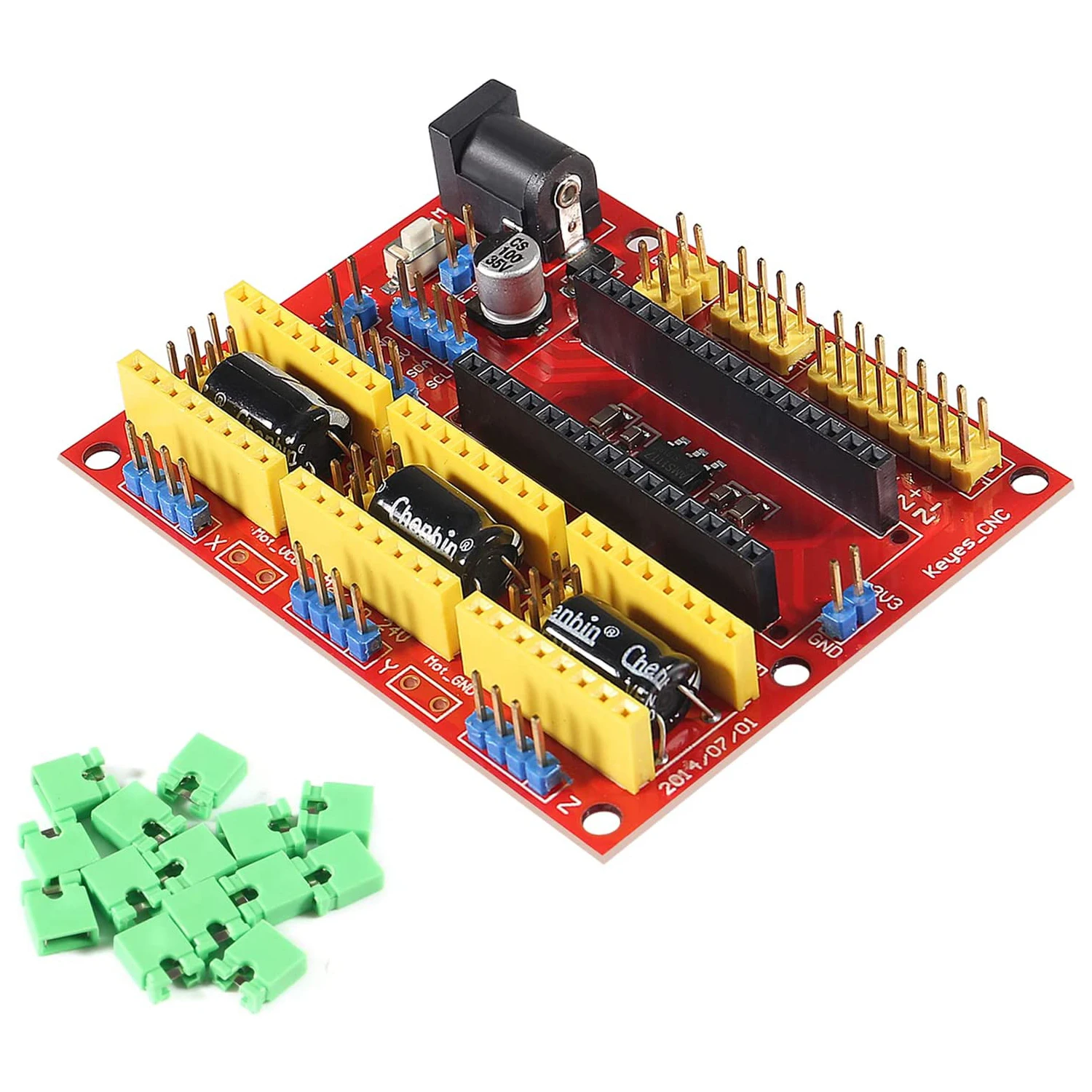 CNC Shield V4 Engraving Machine Compatible with Arduino Nano 3.0 / A4988 Driver Expansion Board Module for 3D Printer DIY Kit