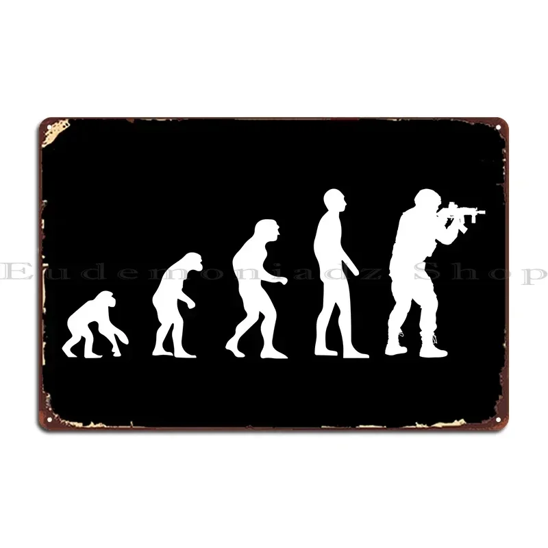 Airsoft Evolution Airsoft Metal Plaque Poster Garage Painting Funny Plaques Create Tin Sign Poster