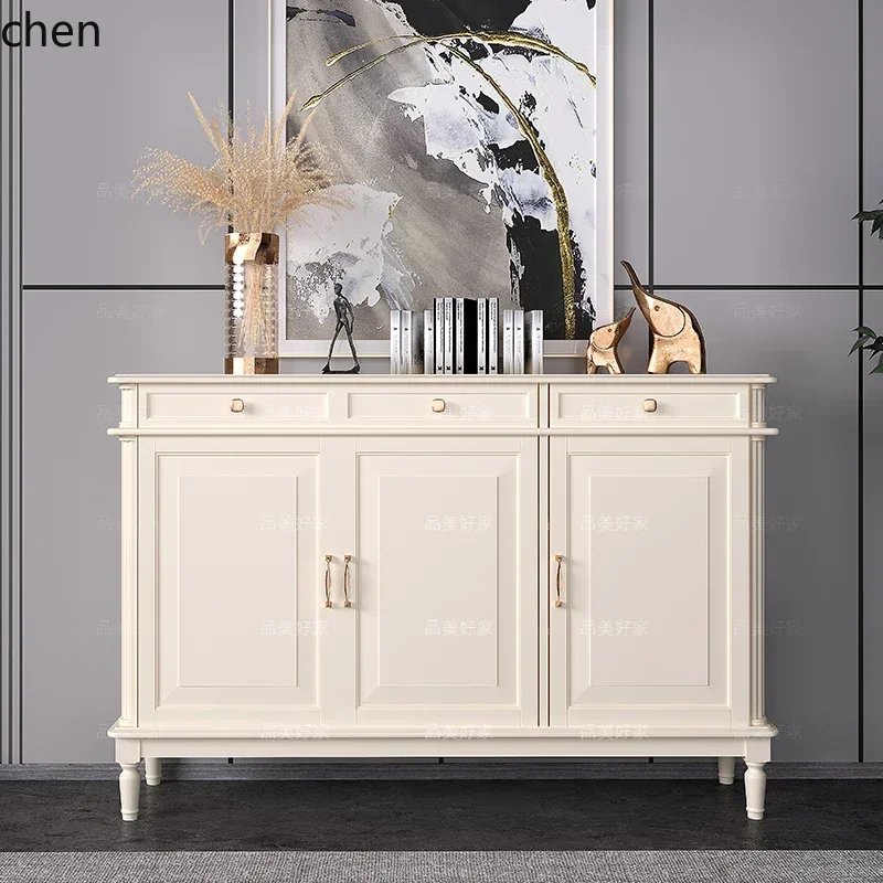 b11-7.1 Home Shoe Cabinet Entrance Cabinet Simple Modern Locker Large Capacity Solid Wood Storage