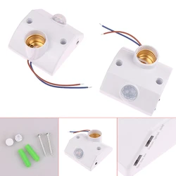 Smart E27 LED Lamp Base Holder With Light Control Switch Bulb Socket Adapter 110V-240V 50W Induction Infrared Motion Sensor