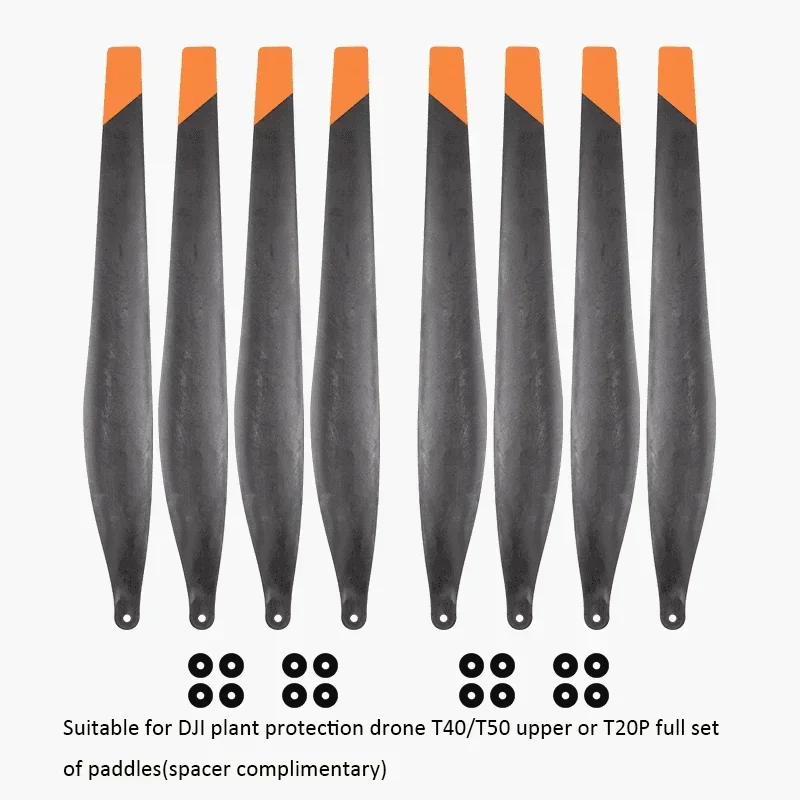 Copy Agras T20P/T40/T50 5413 5415 Carbon Fiber Plastic Mix Propellers For DJI Agras agriculture Drone Parts Accessories