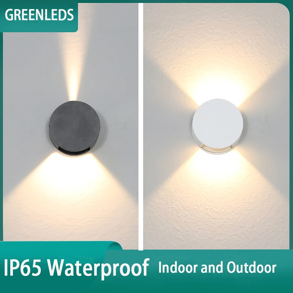 

NEW LED Wall Lamp AC85-265V 6W Modern Minimalist Style IP65 Waterproof Indoor/Outdoor Lamp With 3 Years Warranties