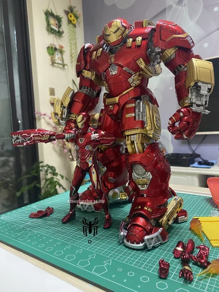 Comicave Marvel The Avengers Iron Man Mk44 Hulkbuster Collection Anime Action Figures Alloy Model Toy For Boys Gift  In Stock