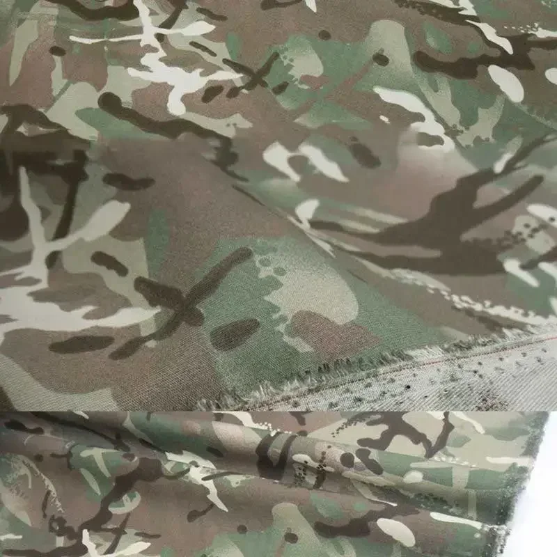 

MC Green Camo Fabric 1.5M Width Polyester Cotton Thin Camouflage Cloth DIY Spring Summer Clothes Bed Sheet Material