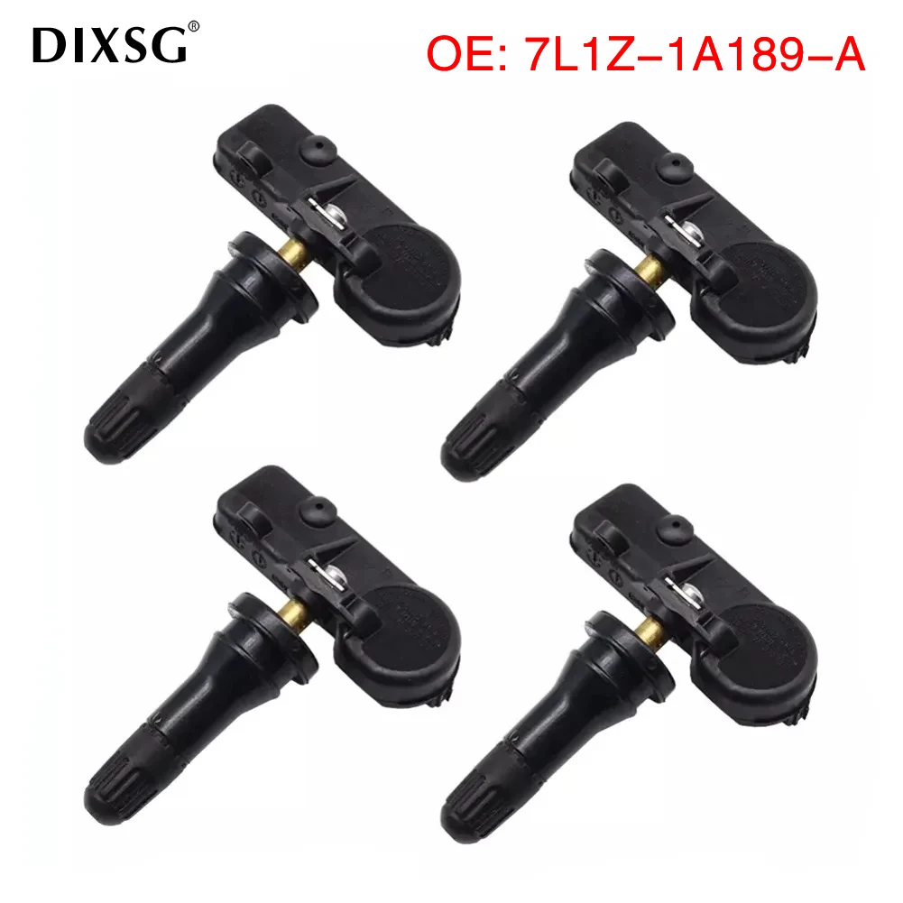 4Pcs Tire Pressure Monitor Sensor 7L1Z1A189A For Ford Explorer 2006-2010 Crown Victoria Edge Mercury Lincoln MKS 7L1TZ1A150AA