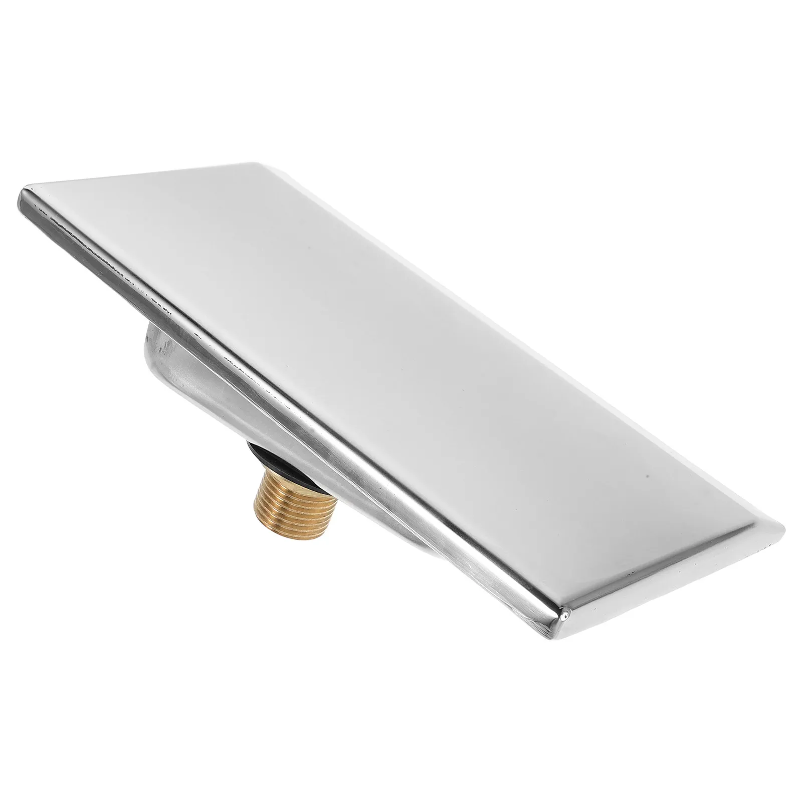 Wall Mounted Stainless Steel Waterfall Spillway Small Outlet for Bathroom Sink Spa Pool Vessel Fountain Pool Accessories