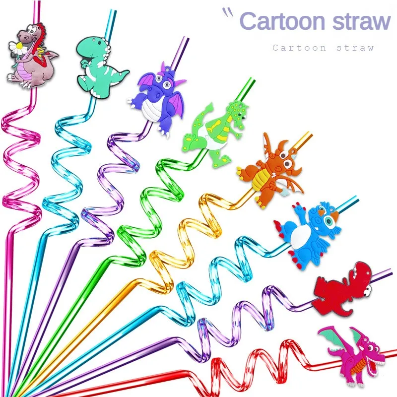 1PCS Reusable Straw Lovely Decorative Drink Cup Straw There Must Be Colorful And Interesting Straws Children's Drinking Straws