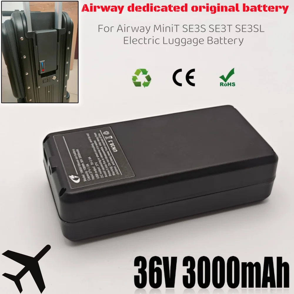 

36V 3.0Ah For SE3S Electric Luggage Battery Compatible with Airwheel MiniT SE3T SE3SL Models