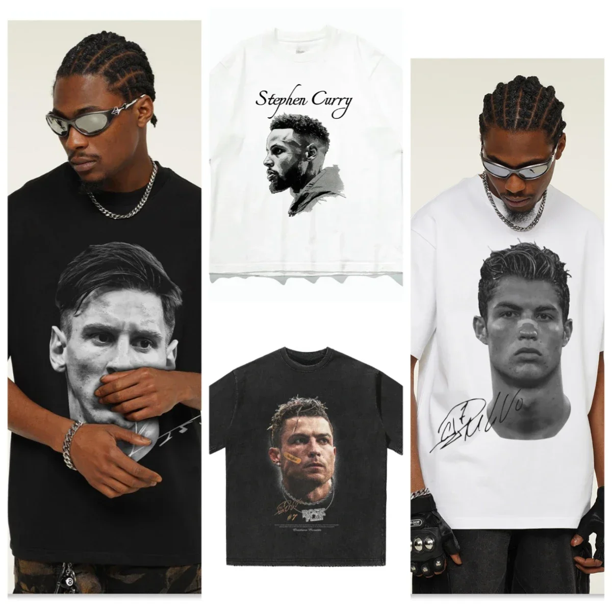 

2025 CRISTIANO RONALDO классическая футбольная суперзвезда 7 супер модная футболка с короткими рукавами и принтом мужская футболка из американского хлопка