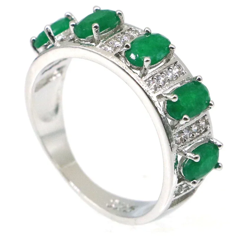 

3 г кольца из цельного серебра 925 пробы, привлекательные швейцарские синие изумрудные фиолетовые танзанит, аквамарин CZ, повседневная одежда, разные размеры 6-11