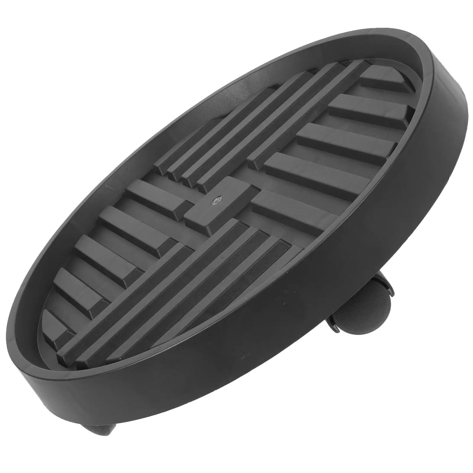 

Thickened Planter Tray with Wheels Black Round 2pcs Water Storage Function Suitable for Indoor Outdoor Gardening Pot Stand Plant
