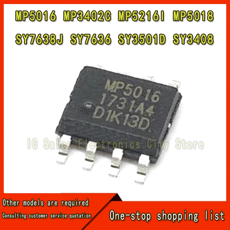 (10piece)100% New MP5016 MP3402C MP5216I MP5018 SY7638J SY7636 SY3501D SY3408 sop-8 Chipset