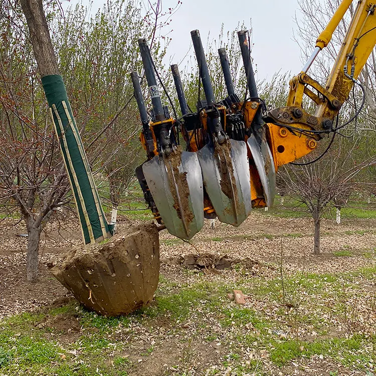 Fully Automatic Hydraulic Tree Spade Mover Transplanter Excavator Compatible Tree Transplanting Machine Tree Removing Machine