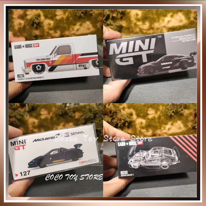 Mini Gt  Collectors Edition Series Alloy 1/64 Collection Alloy Car ModelLuxury Anime Figures Desk Ornament Gift For Boys Toys