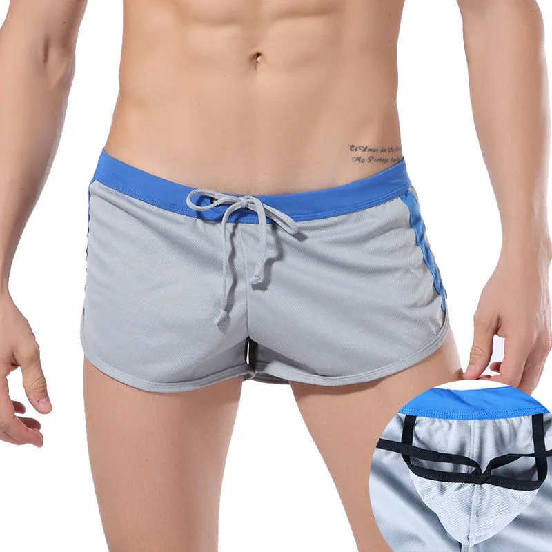 

Men Swim Briefs Swimsuits Surf Boardshorts Beach Sports Wear Quick Dry Swimming Trunk Shorts Gay Swimwear Low Waist Bathing