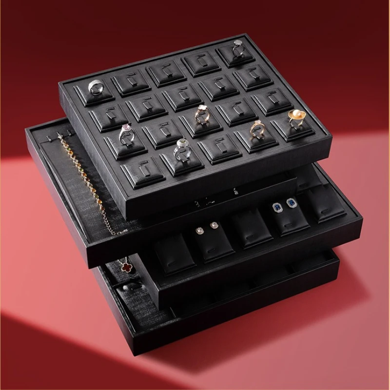 Simple New Jewelry Trays Ring Earring Necklace Storage Trays Display Set Exclusive Use Entry Lux Home Decor Plateaux ZY40TP
