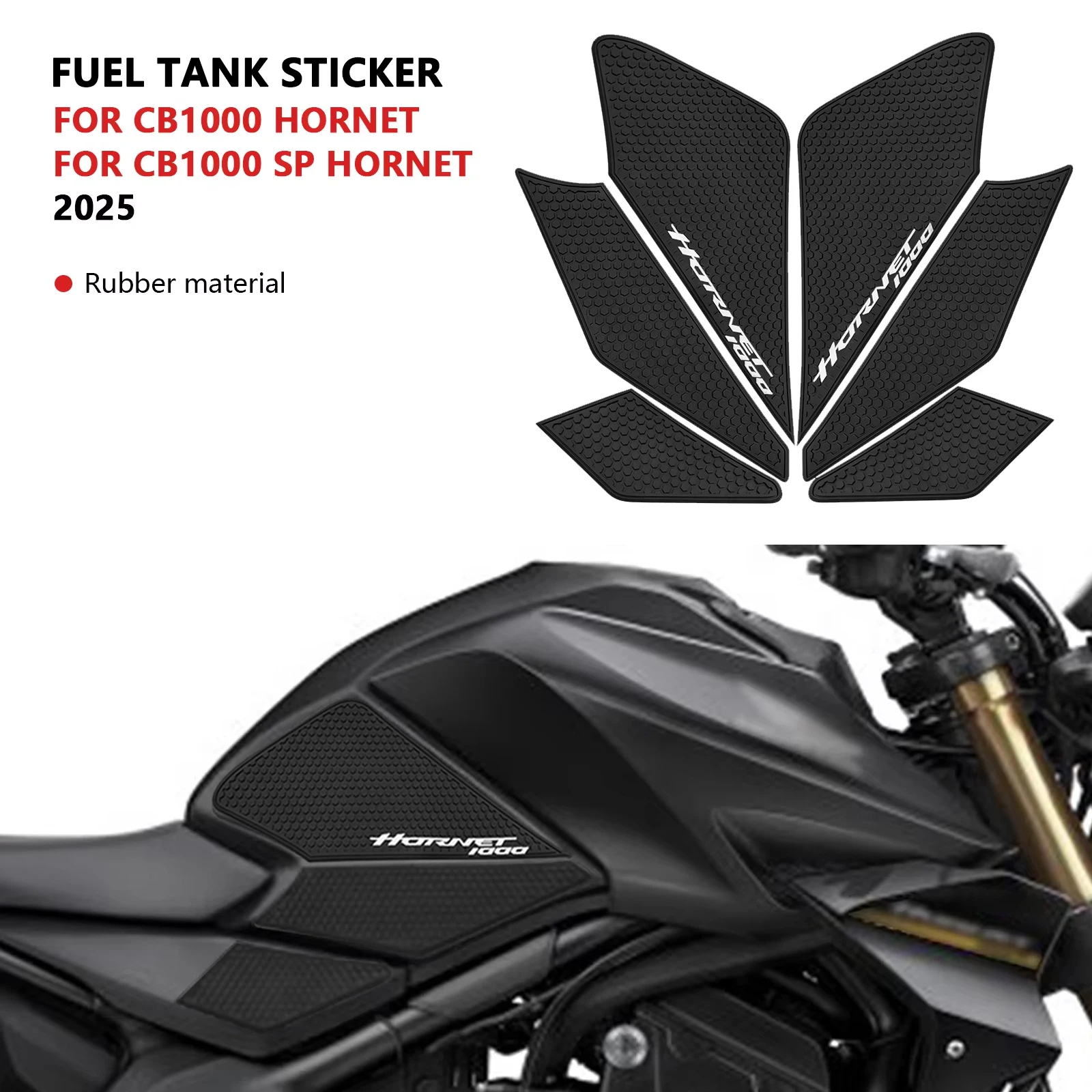 

For CB1000 Hornet 2025 CB 1000 Hornet SP 2025 Motorcycle protector sticker decal fuel tank knee pad fuel tank pad