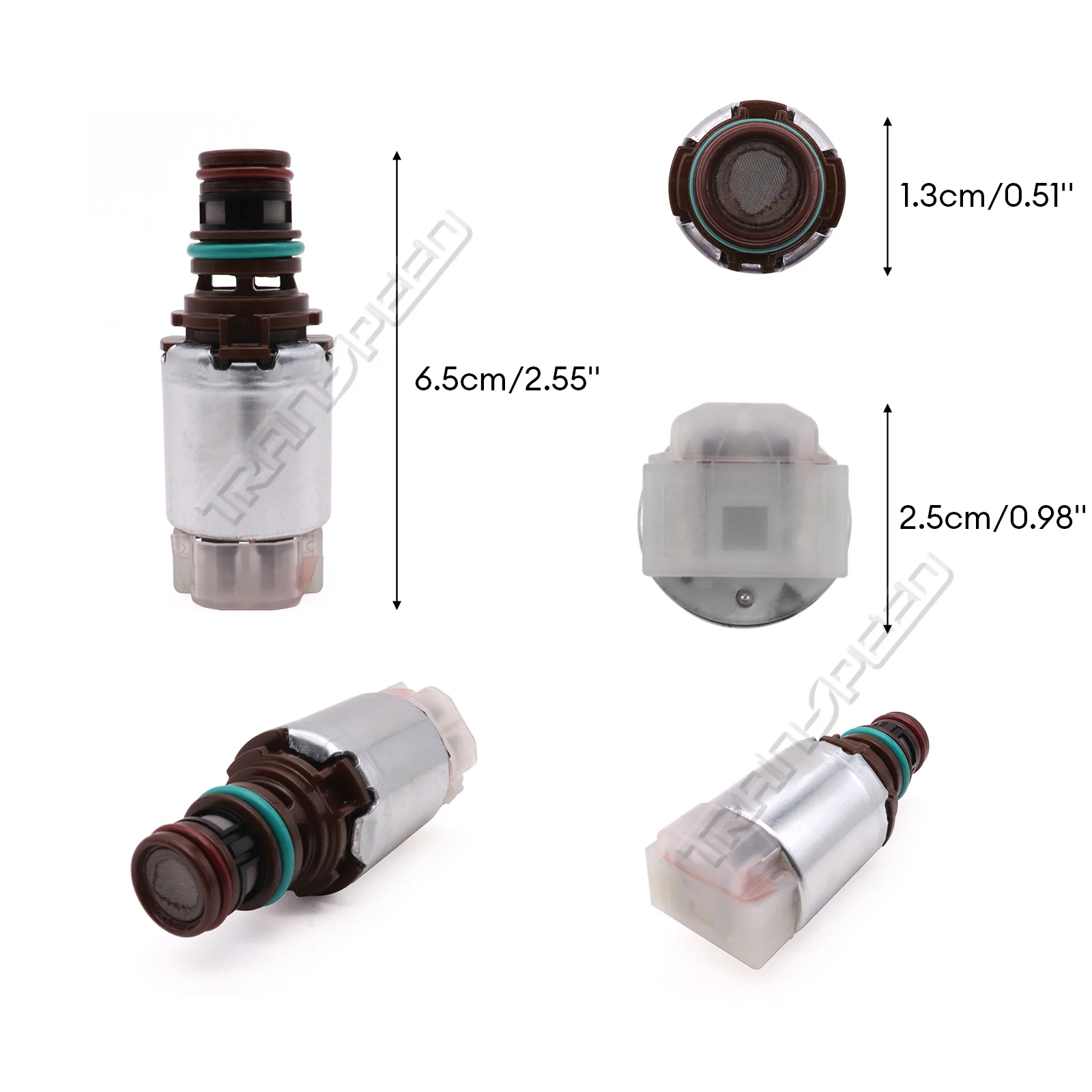 TRANSPEED 6R80 Transmission Valve Body Solenoid Kit 7PCS AL39-7G276-AF For Ford F-150 RANGER LINCOLN