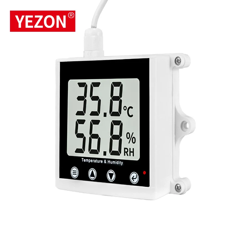 YEZON RS485 Built-in Probe Temperature and and Humidity Transmitter RS485 Output Free Environmental Monitoring Cloud Platform 1S