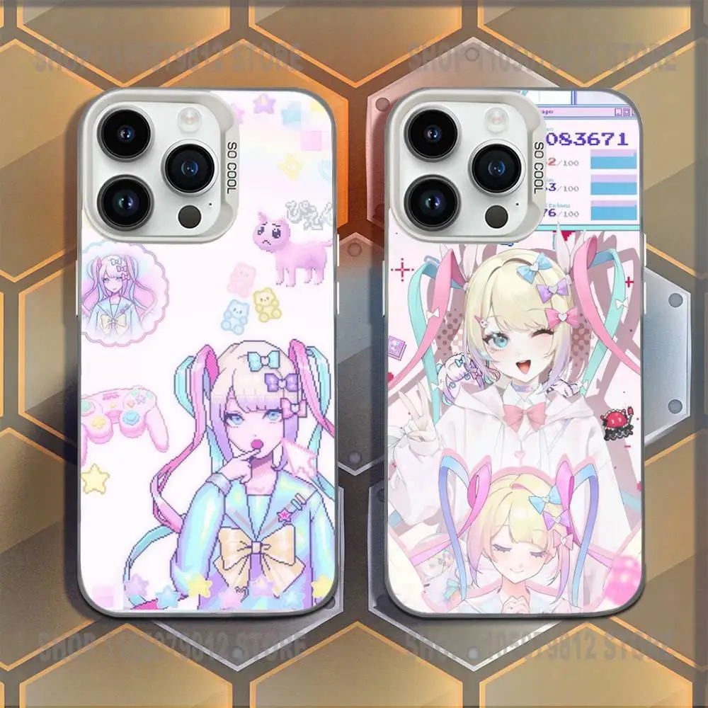 

NEEDY GIRL OVERDOSE Phone Case For iPhone 16,15,14,13,12,11,Mini,Pro,E,MAX White Candy Matte Shockproof Cover