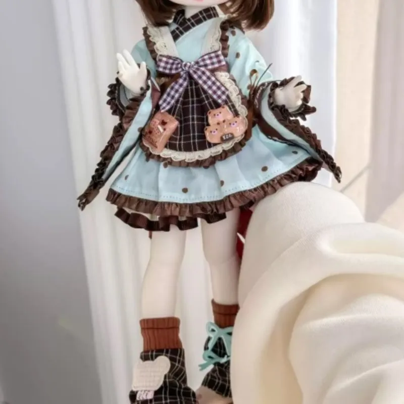 Lightweight Fits BJD Doll Cute Maid Dress Waiter Short Skirt 1/4 1/6 Doll Clothes Outfits Holiday Gifts Dress Up Accessories - view 3