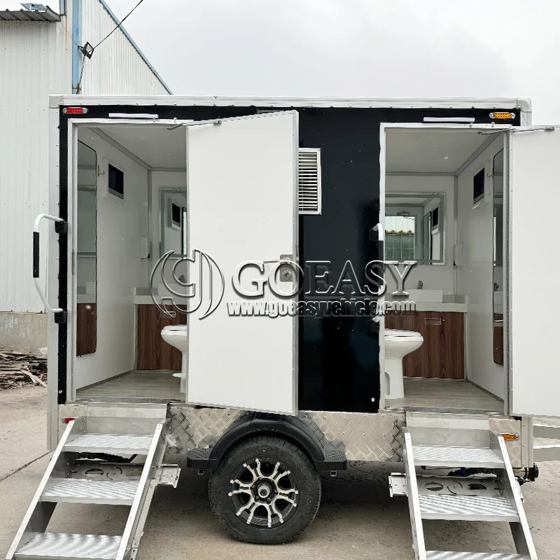 Innovative Factory-Made Portable Restroom Trailer – Luxury Outdoor Shower and Bathroom