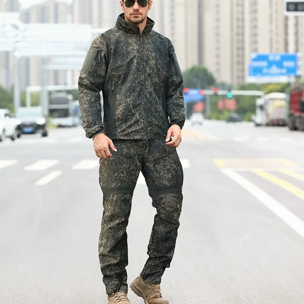 New UF3.0 tactical suit men's autumn and winter velvet windproof assault suit for outdoor military enthusiasts disguised as trai