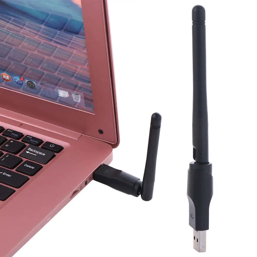 

Wi-fi Dongle 150Mbps MT7601 Network Card USB 2.4GHz 150Mbps USB Wifi Adapter LED Light Display Antenna Wifi Receiver