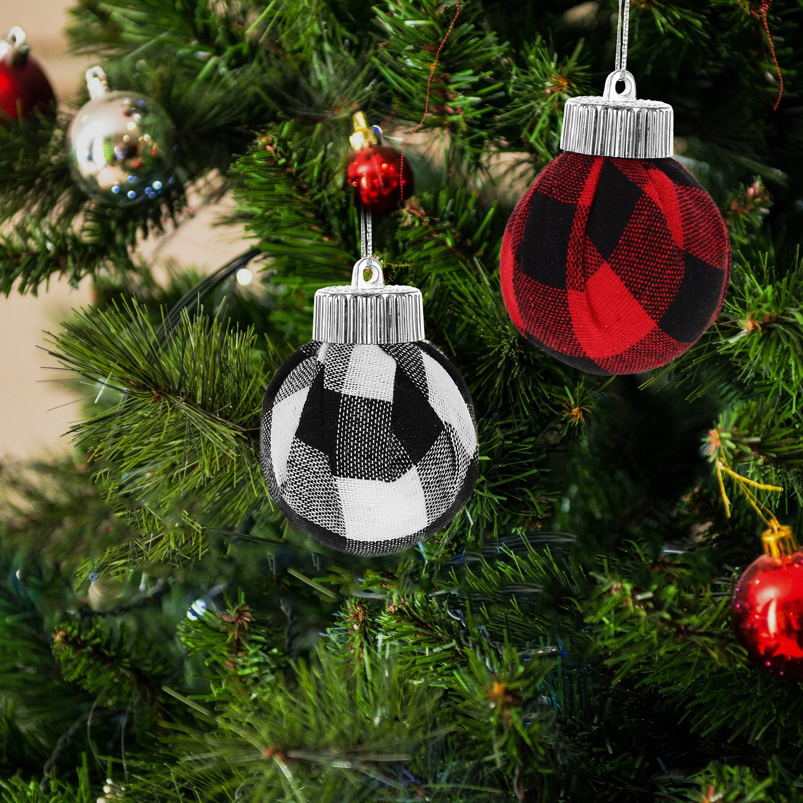 

9Pcs Christmas Hanging Balls Decorative Ball Ornaments Xmas Tree Pendants Holiday Party Supplies Christmas Tree Decor Xmas Balls